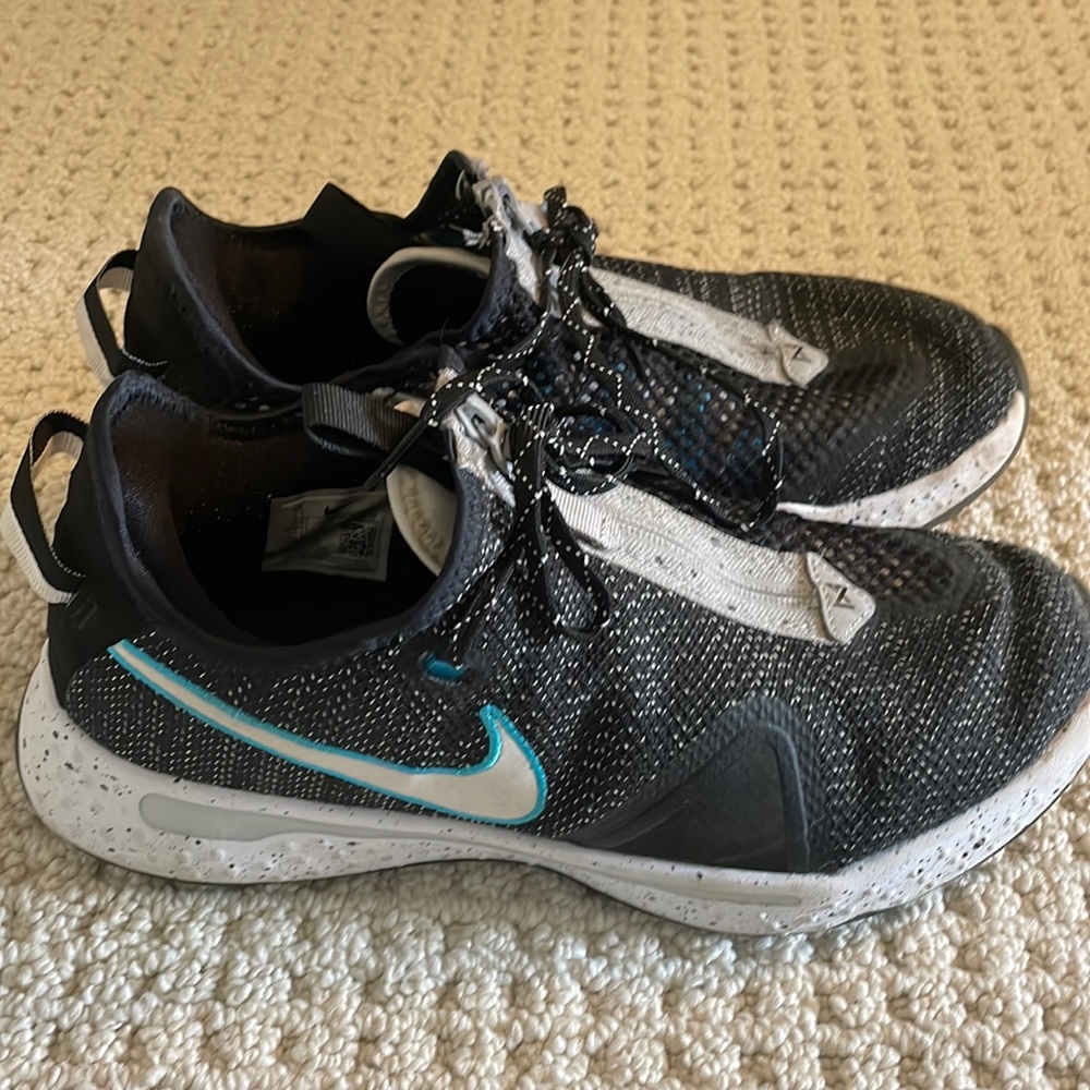 Men’s Nike PG Basketball Shoes Black/Wolf Grey